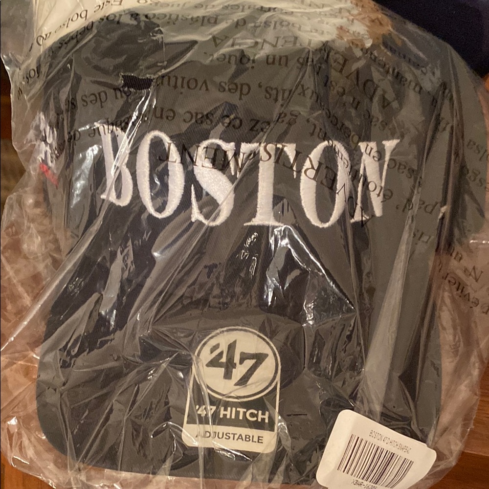 Boston Black Adjustable Cap Barstool Sports